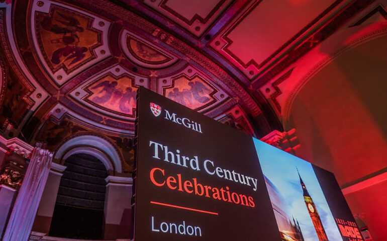 Célébrations du lancement du troisième siècle à Londres